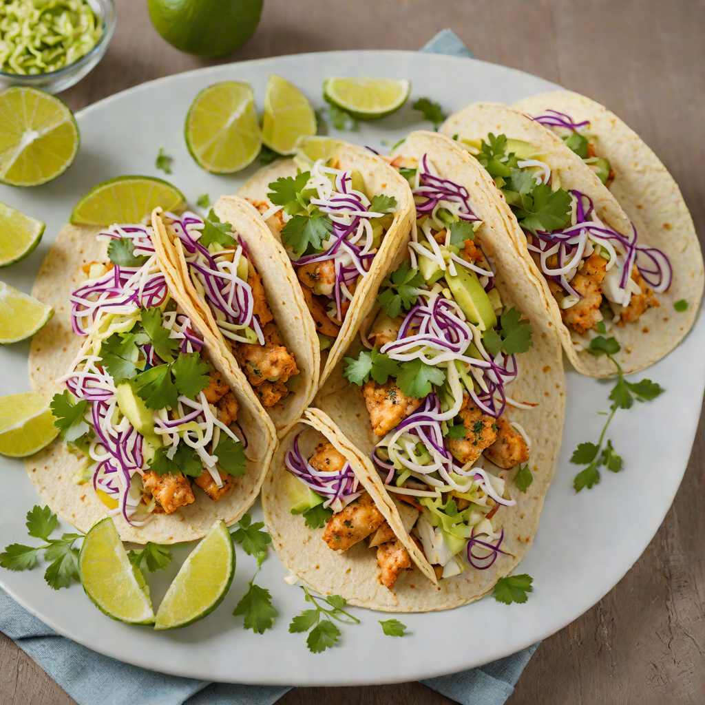 Pan-Fried Fish Tacos with Citrus Slaw