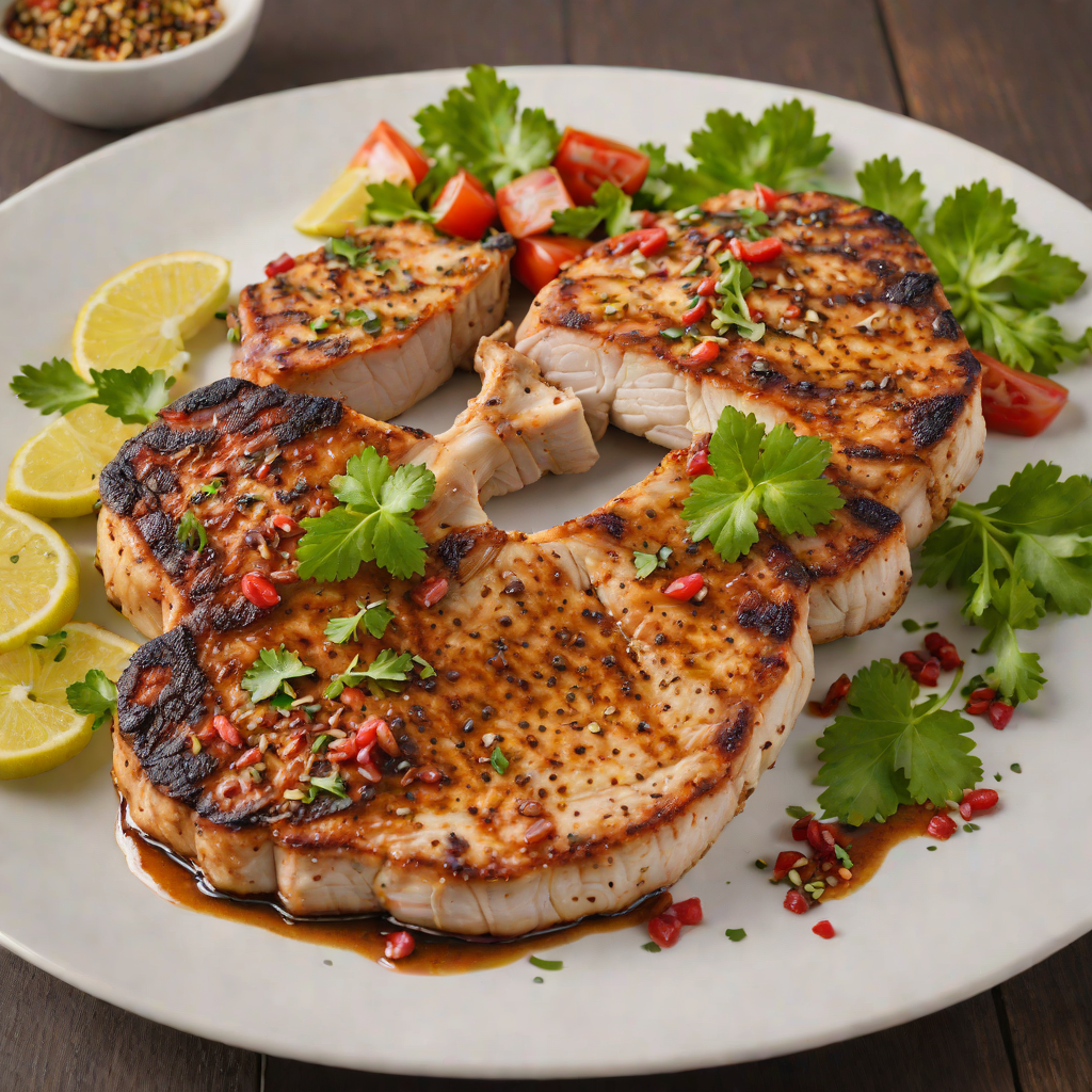 Pan-Seared Pork Chops with Guatemalan Recado Spice Rub