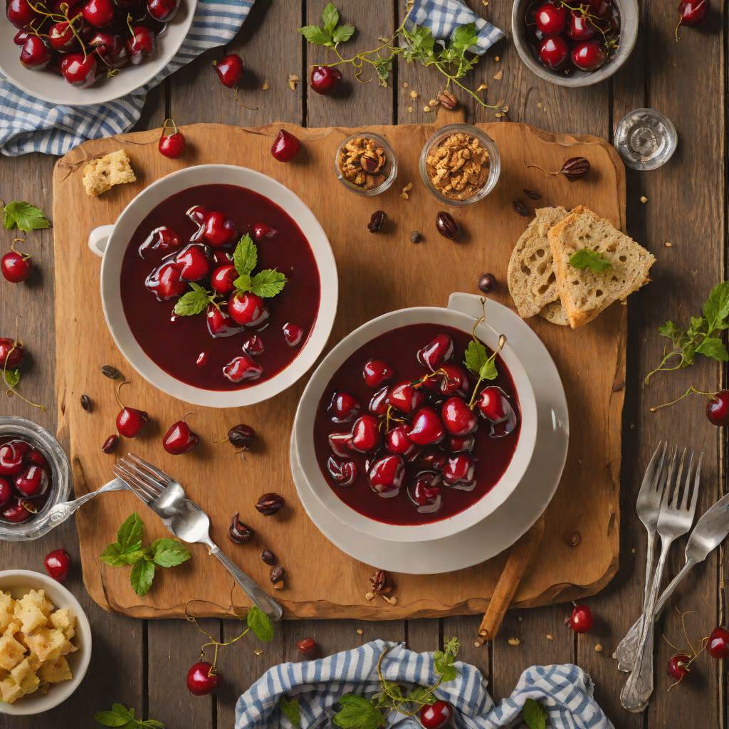 Slow-Simmered Michigan Cherry Sauce with Bourbon and Warm Spices