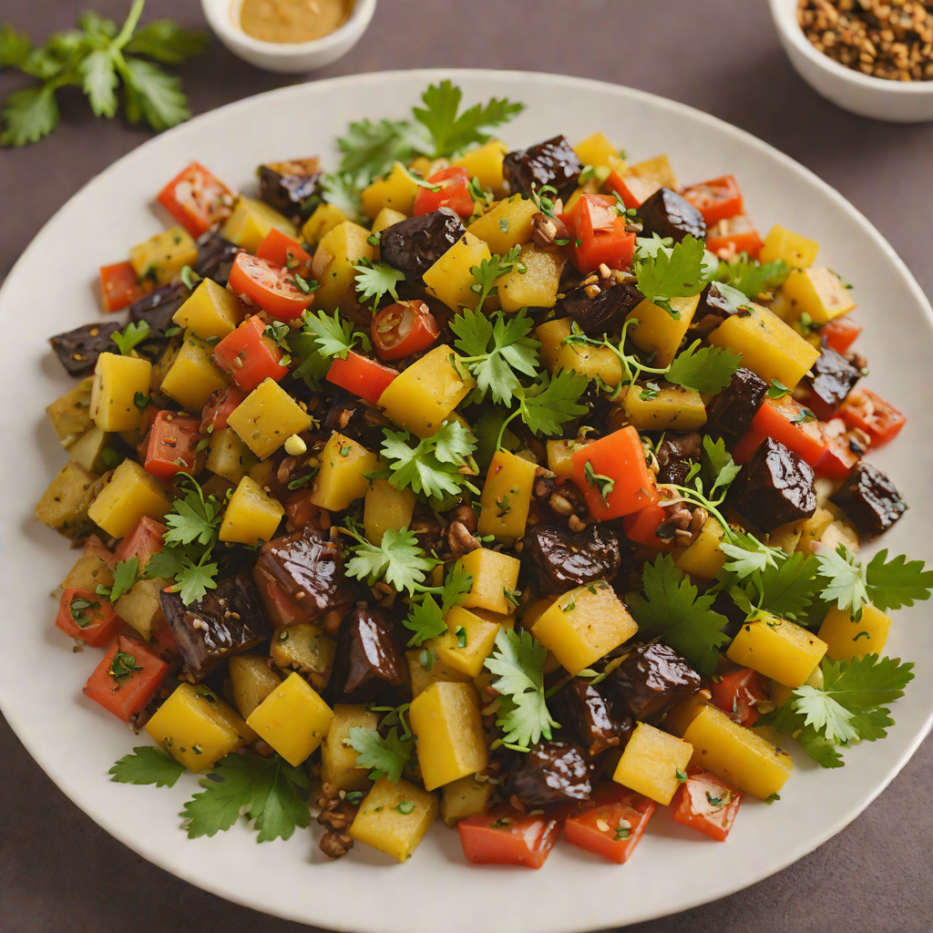 Steamed Ethiopian-Inspired Spiced Vegetable Tibs