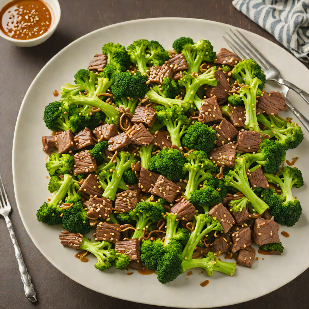 Quick Stir-Fried Beef and Broccoli with Garlic and Ginger Sauce