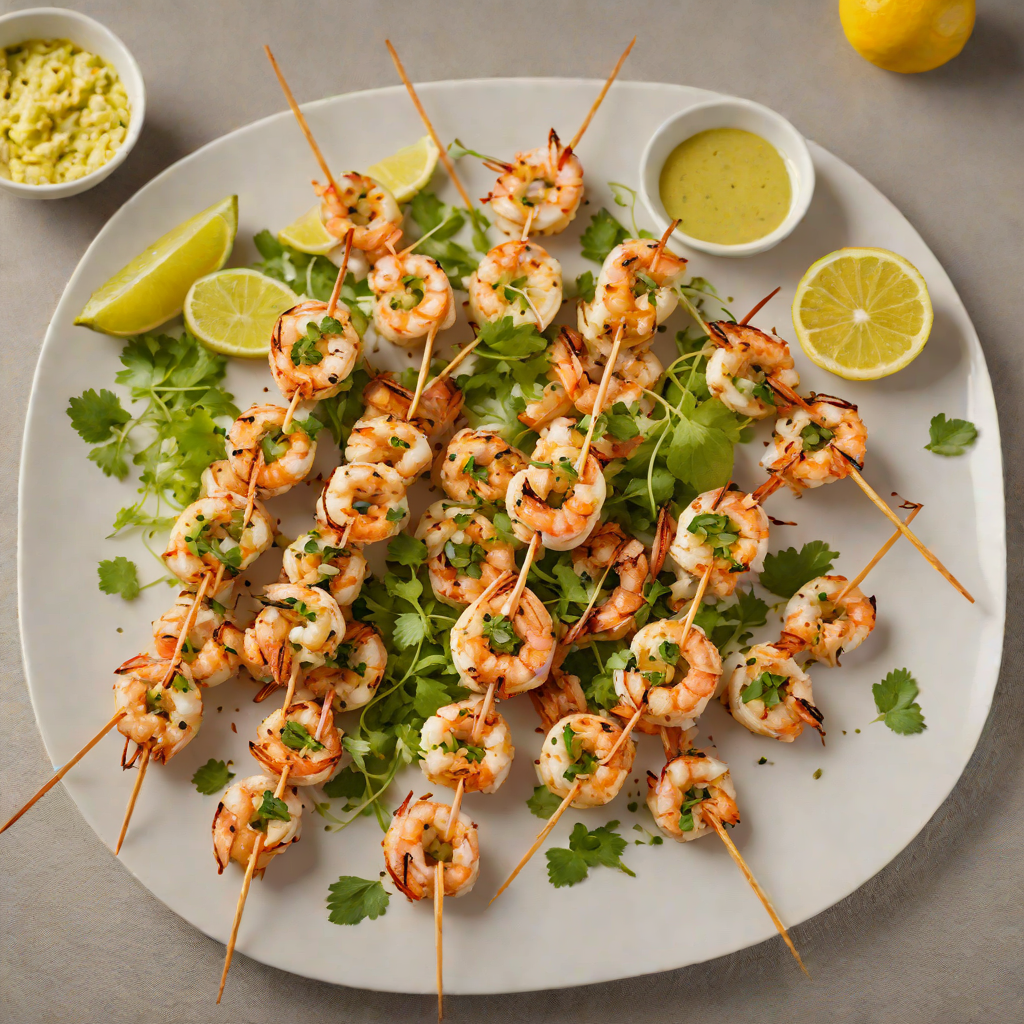 Grilled Mangrove-Spiced Shrimp Skewers