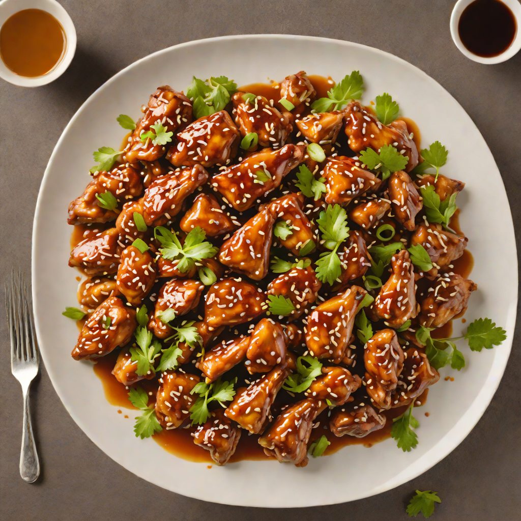 Stir-Fried Chicken with Honey-Garlic Soy Glaze