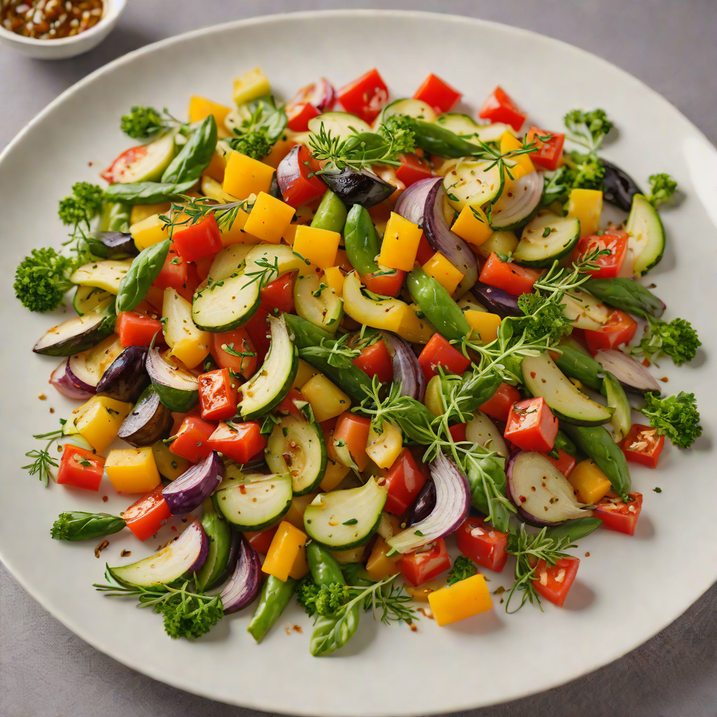 Sautéed Seasonal Vegetables with Garlic and Olive Oil