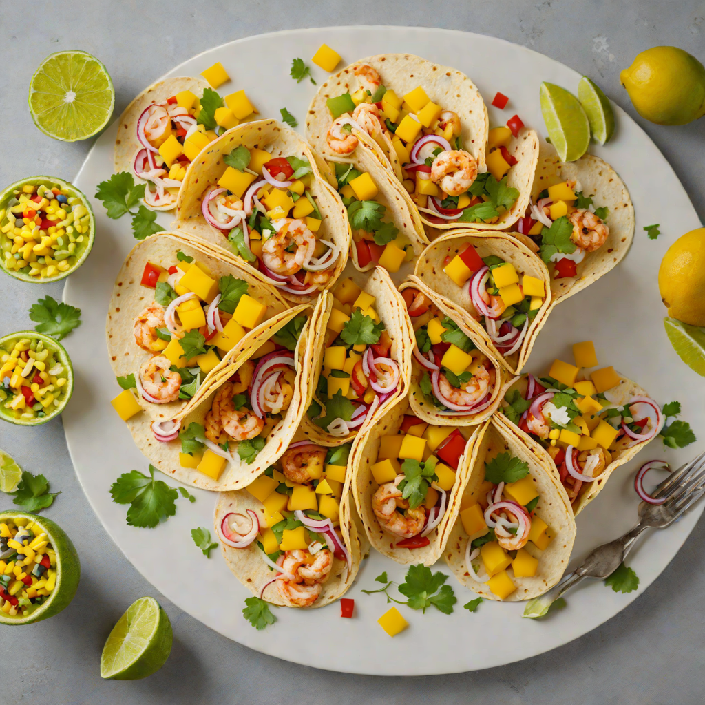 Citrus-Spiced Shrimp Tacos with Mango Salsa