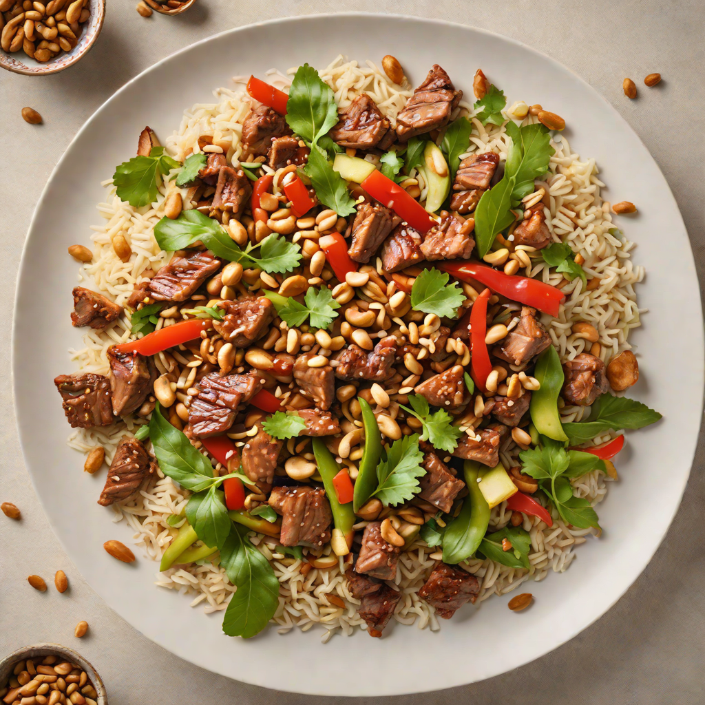 Spiced Pork Stir-Fry with Tamarind and Peanuts