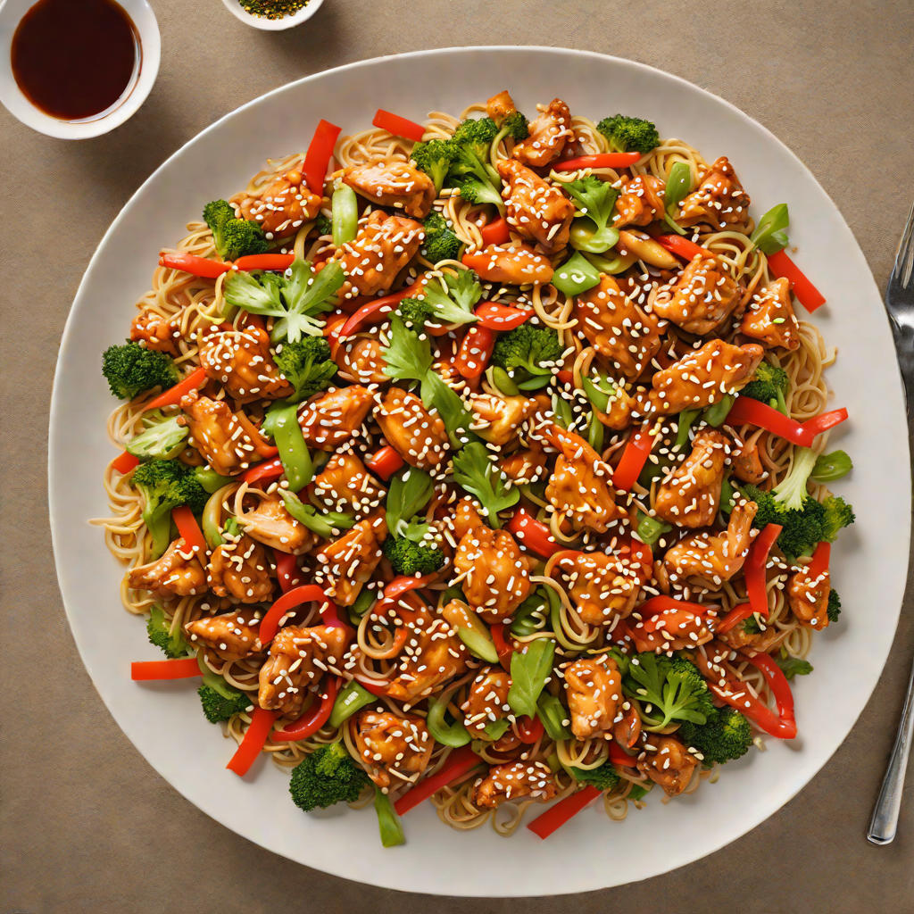Spicy Korean-Style Chicken Stir Fry with Sesame