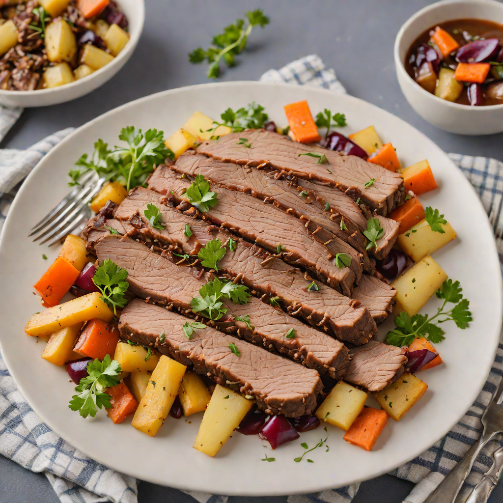 Slow Cooker Beef Brisket with Root Vegetables