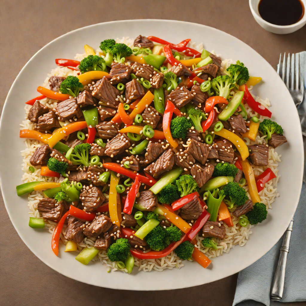 Beef and Vegetable Stir-Fry with Soy-Ginger Sauce