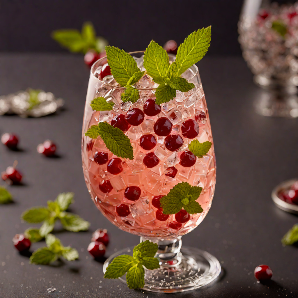 Cranberry Mint Sparkler