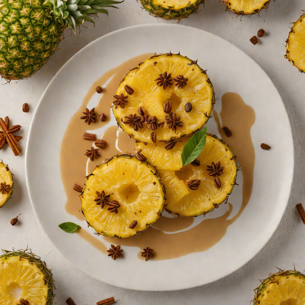 Cachaça-Soaked Pineapple with Cinnamon and Cloves
