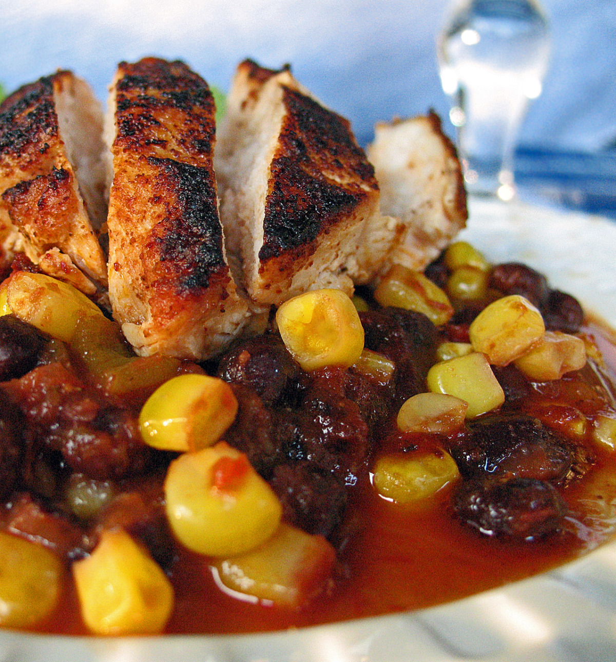 Two-Bean Blackened Chicken Skillet