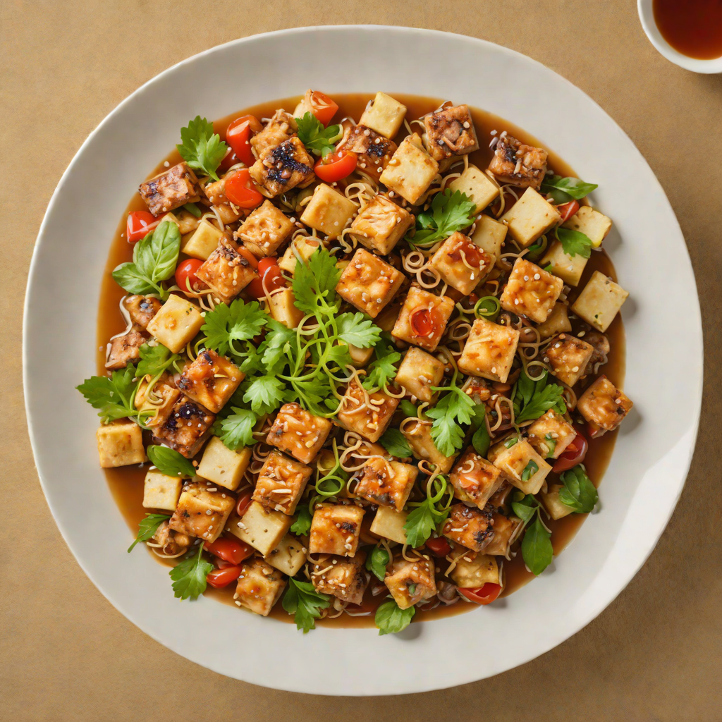 Stir-Fried Okinawan Goya with Tofu and Pork