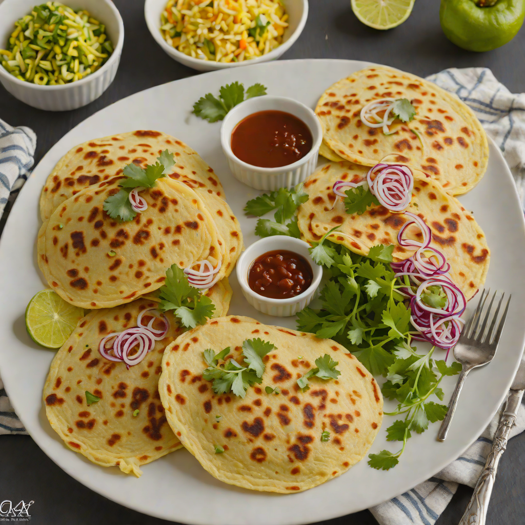Pan-Fried Corn Pupusas with Tangy Curtido Slaw