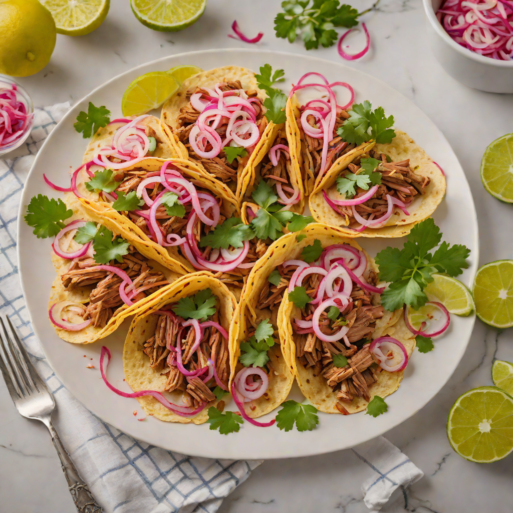 Slow-Cooked Salvadoran Pork Carnitas with Pickled Red Onions