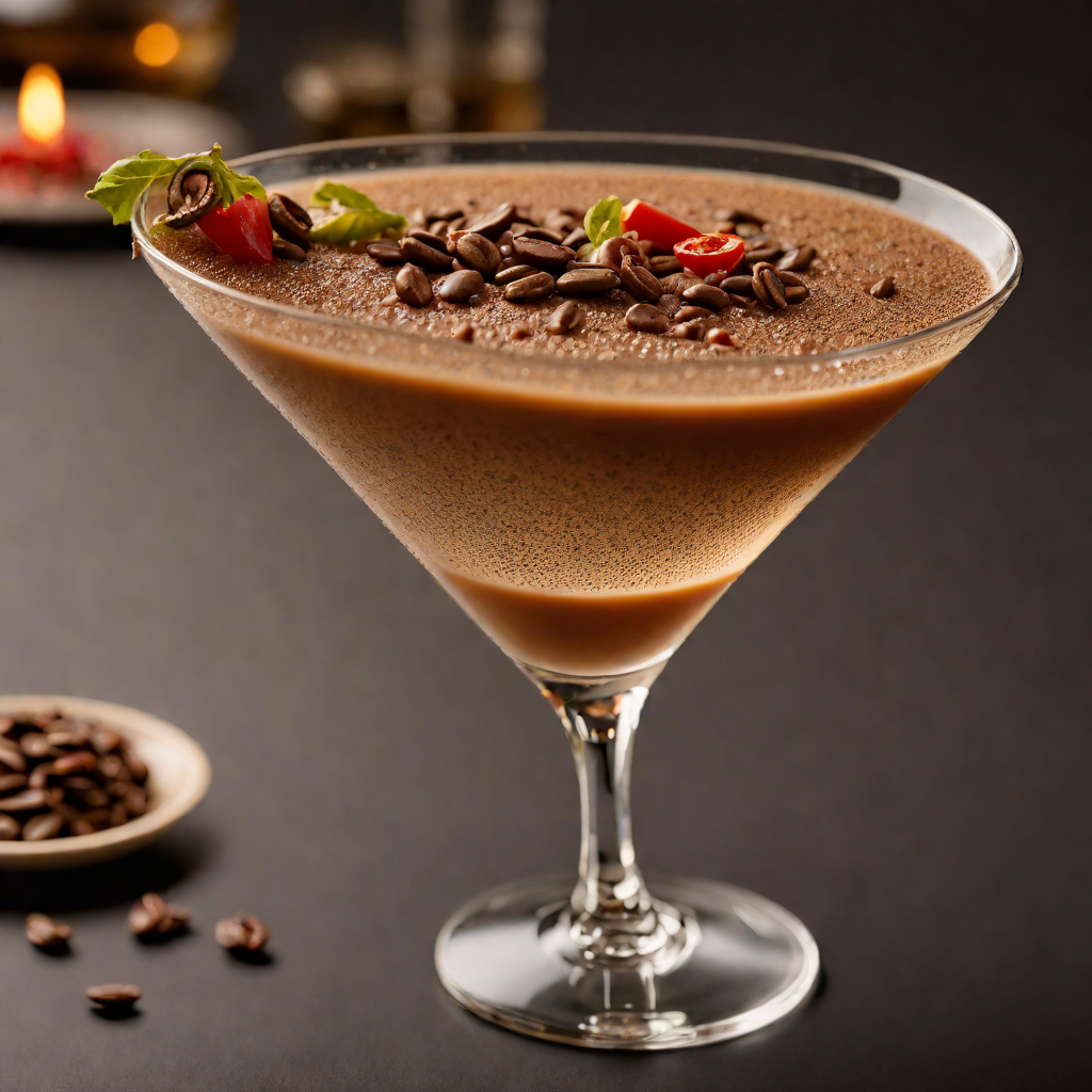 Velvety Espresso Chili Martini