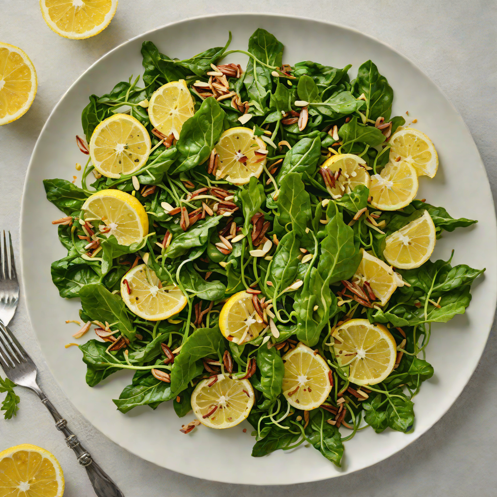 Pan-Seared Bitter Greens with Garlic and Lemon Zest