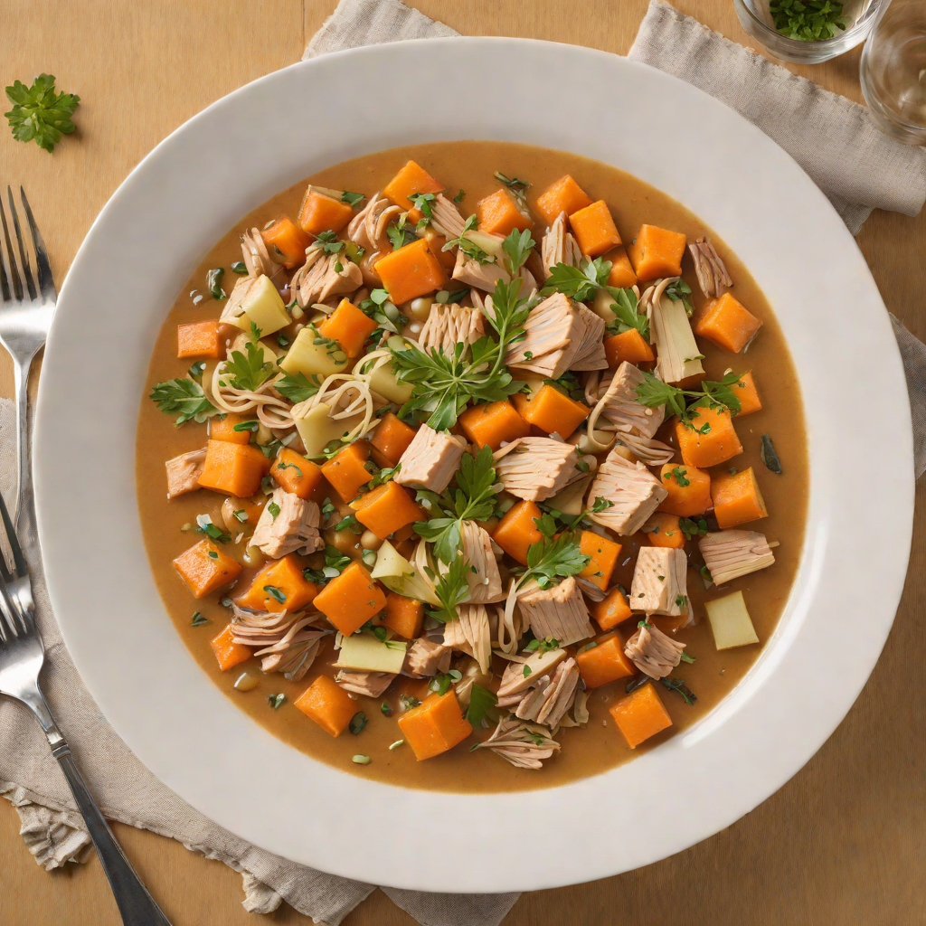 Mild Turkey and Sweet Potato Stew with Fennel