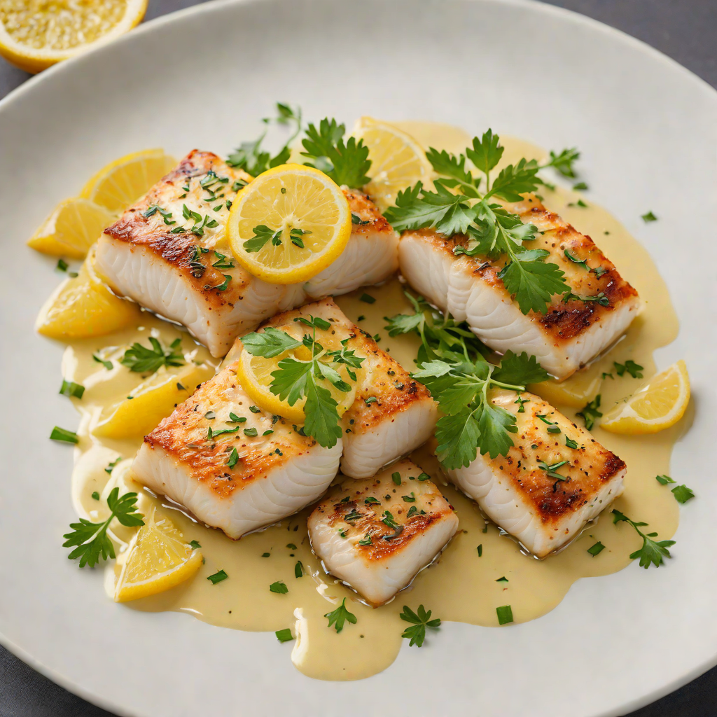 Pan-Seared Cod with Citrus-Butter Sauce