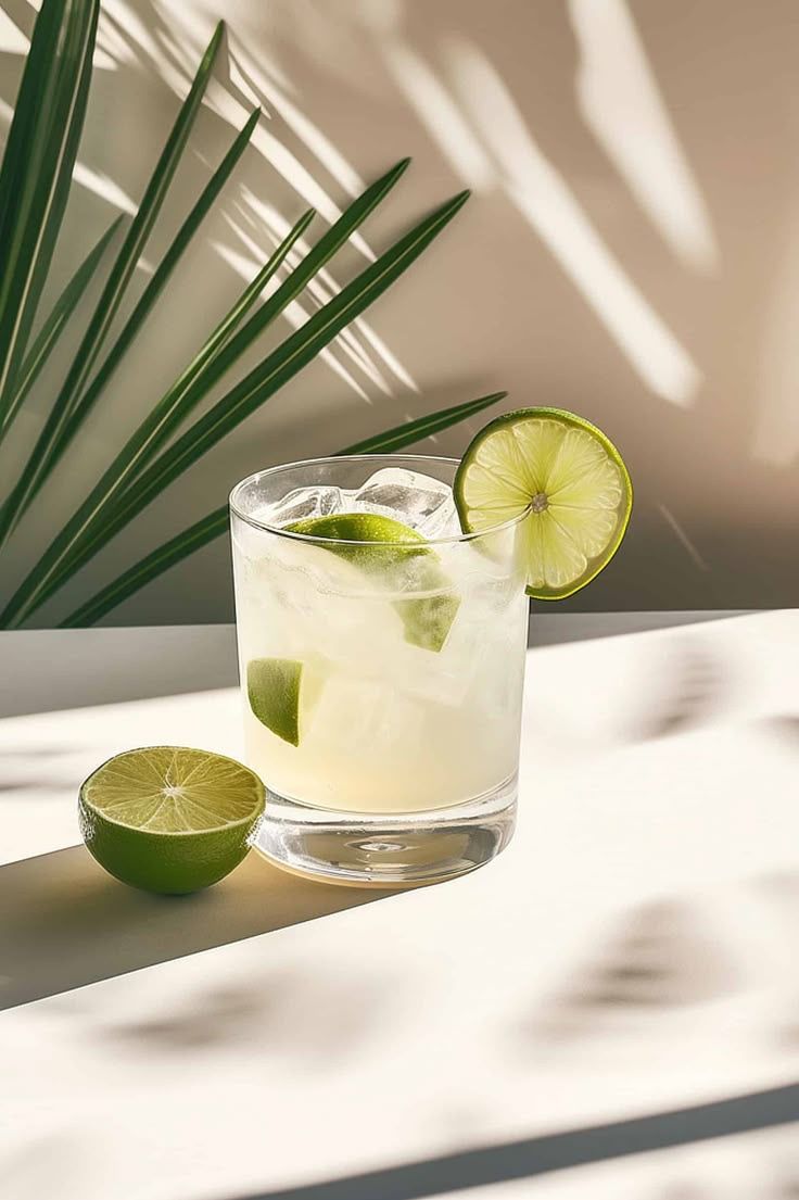 Tequila Basil Lime Fizz