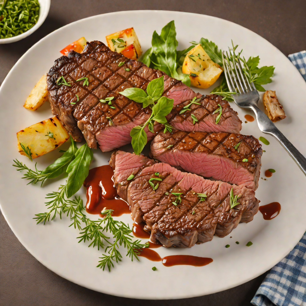 Grilled Herb-Marinated Classic Beef Steak