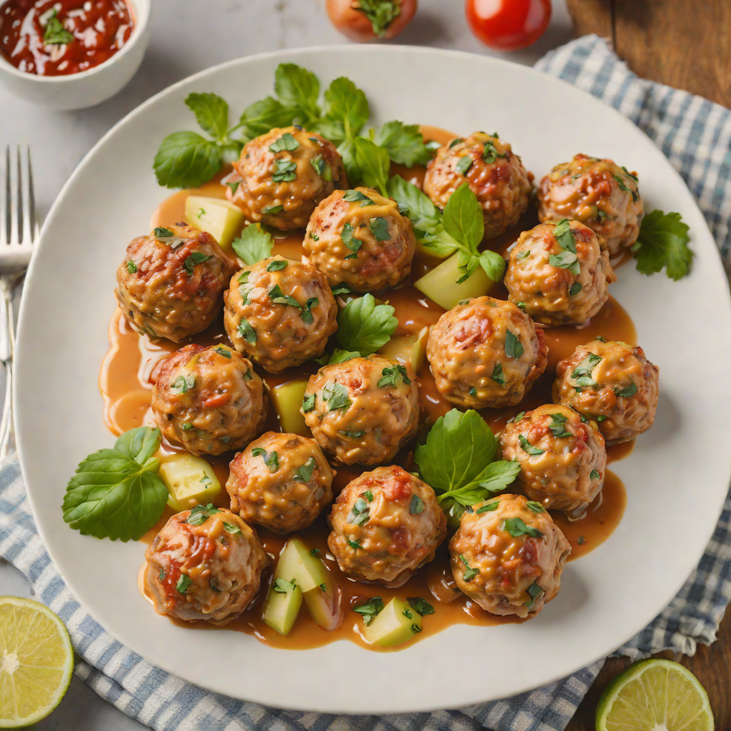 Baked Cheesy Turkey Meatballs with Hidden Veggies