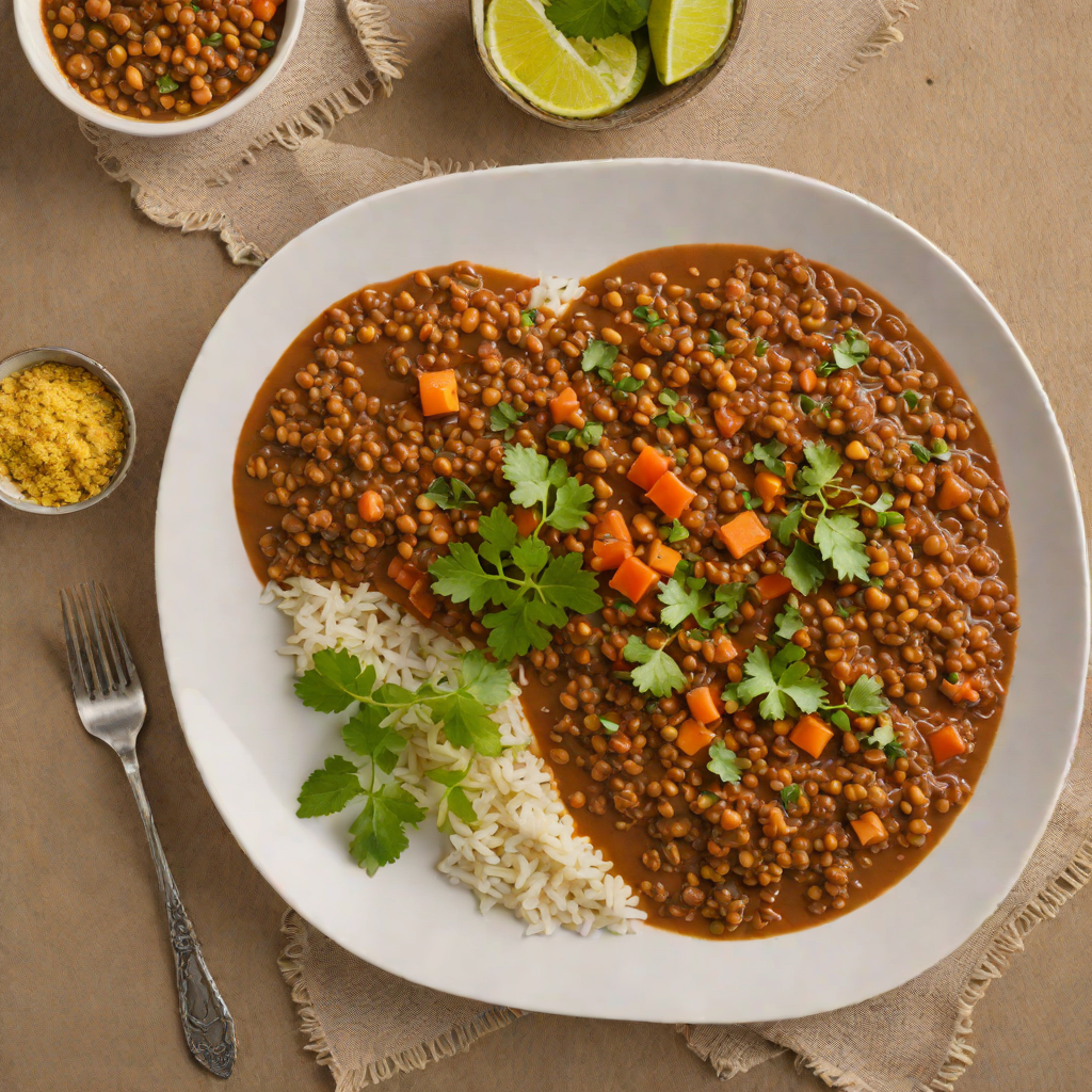 Stovetop Ethiopian Spiced Lentil Stew with Berbere
