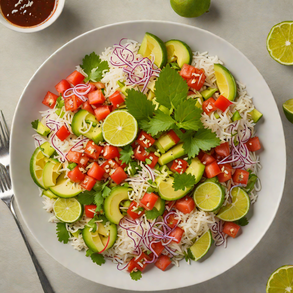 Tiki-Inspired Coconut Lime Poke Bowl