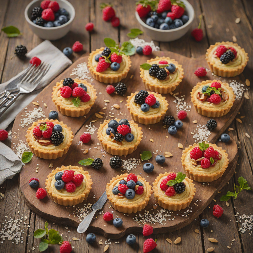Mini Berry Tarts with Almond Frangipane