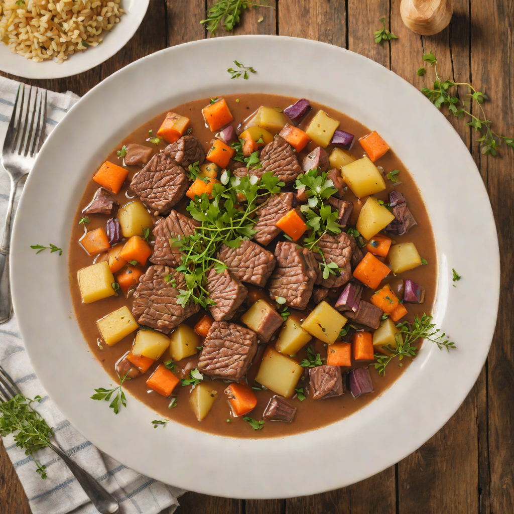 Roasted Beef and Root Vegetable Stew