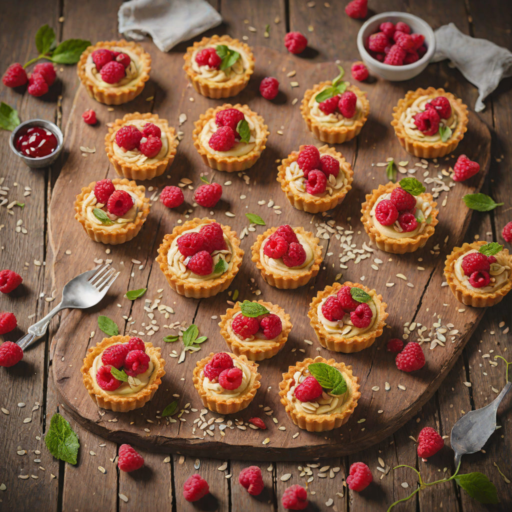 Mini Raspberry Almond Tartlets