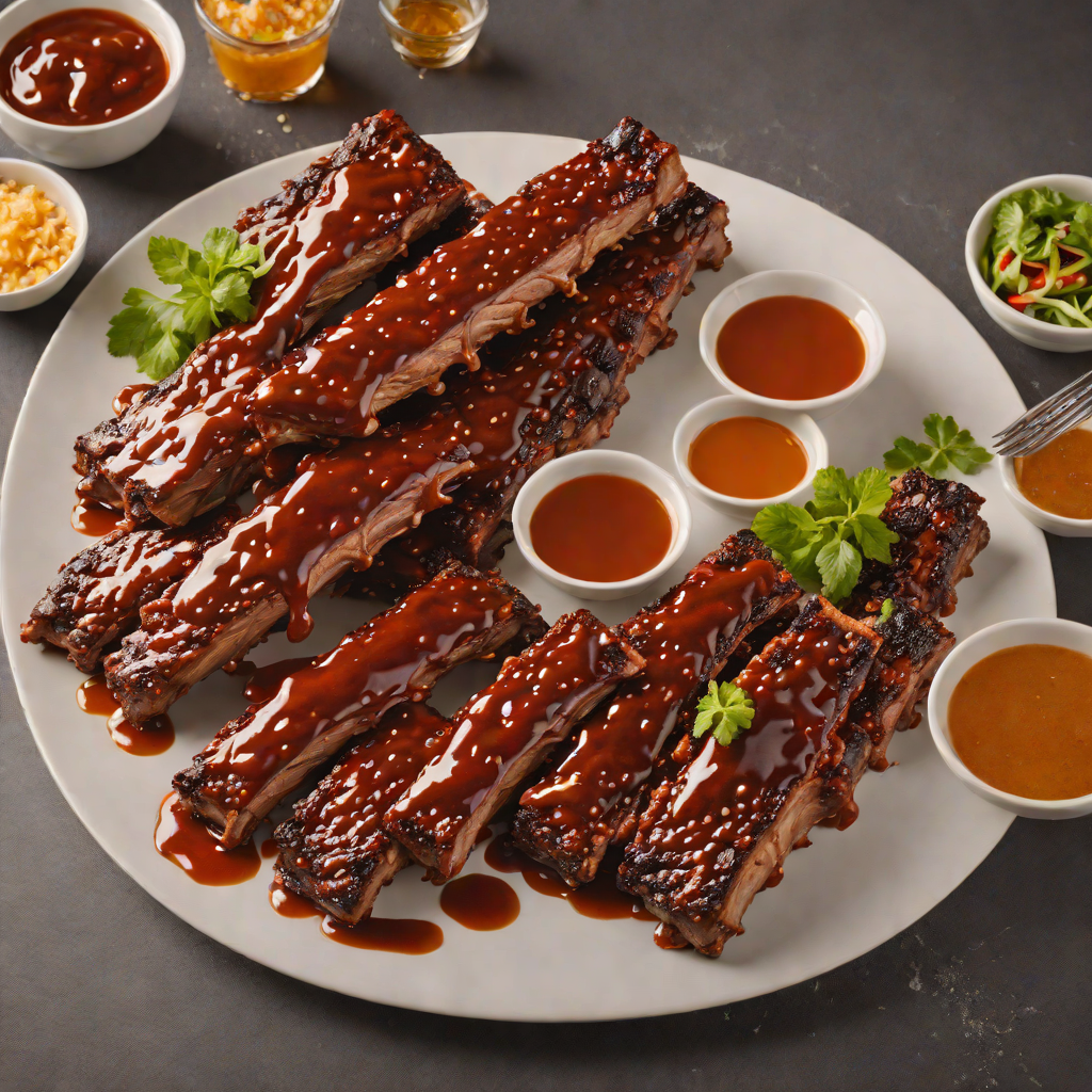 Slow-Smoked BBQ Ribs with Honey-Chipotle Glaze
