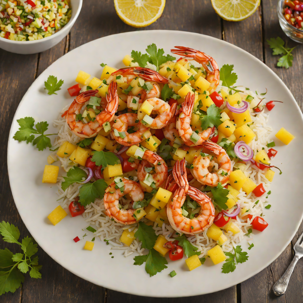 Jerk Shrimp with Pineapple Salsa