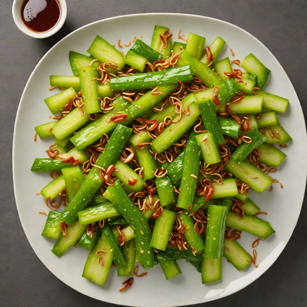 Stir-Fried Bitter Melon with Garlic and Soy