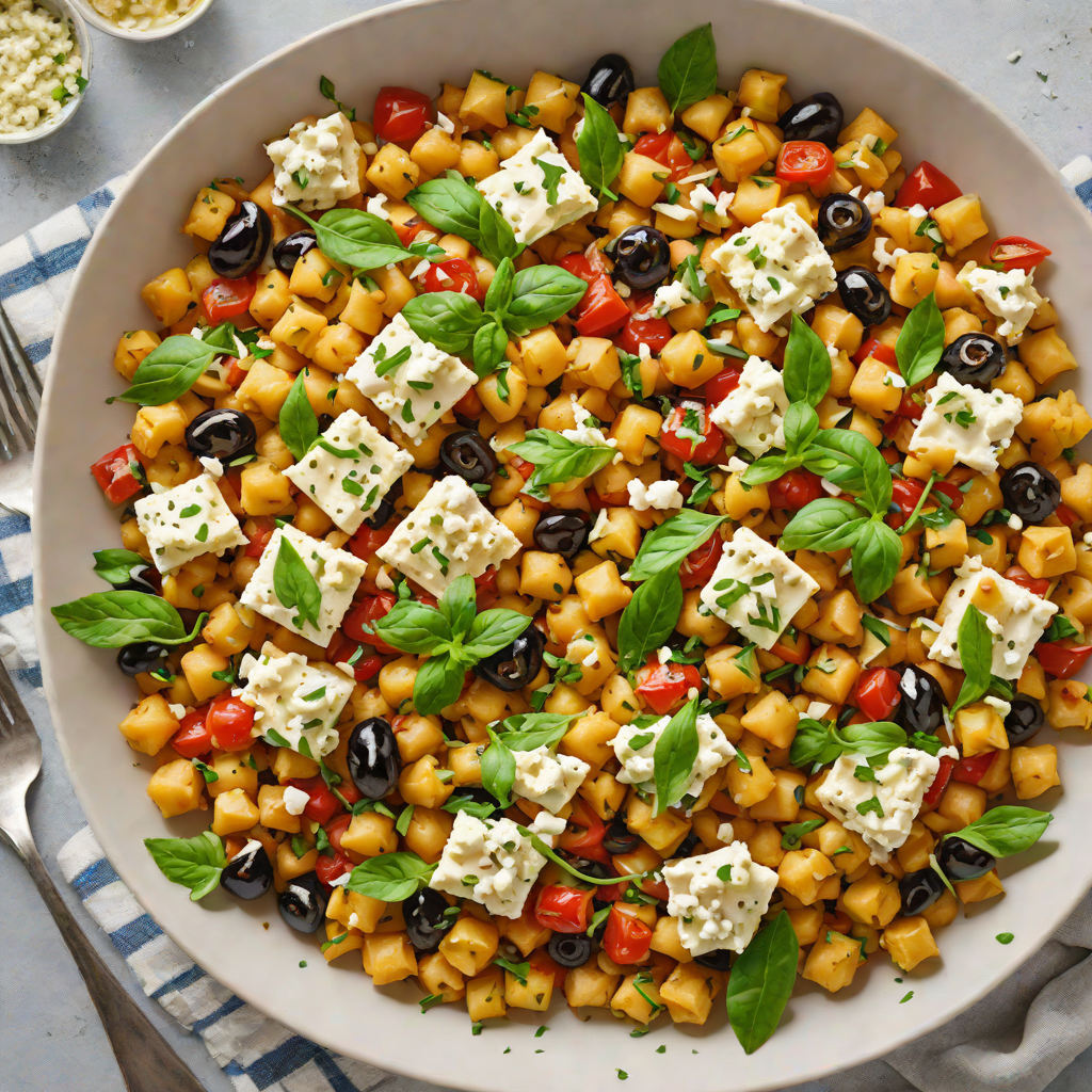 One-Pan Mediterranean Chickpea and Feta Bake