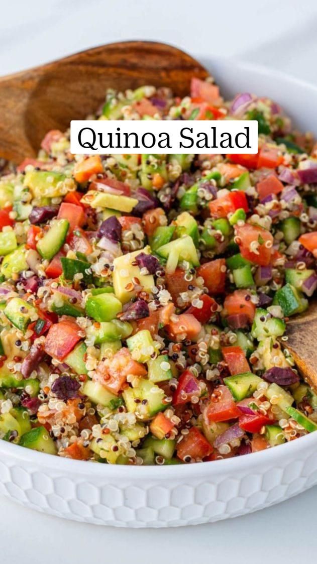 Most Vibrant Mediterranean Quinoa Salad