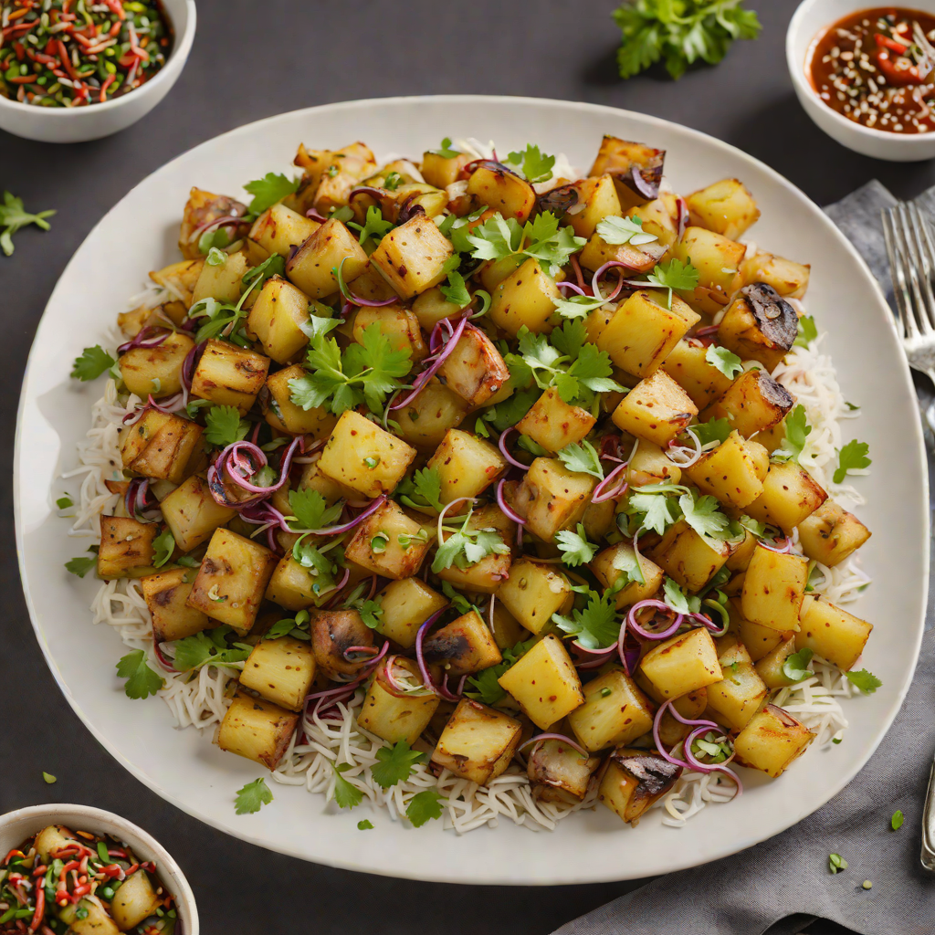Sautéed Gujarati-Style Spiced Potato Stir-Fry