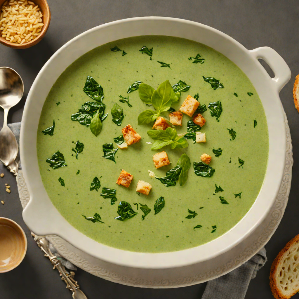 Half-and-Half Cream Spinach Soup
