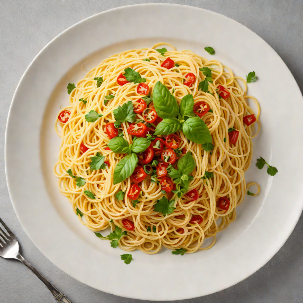 Spaghetti Aglio e Olio with Chili