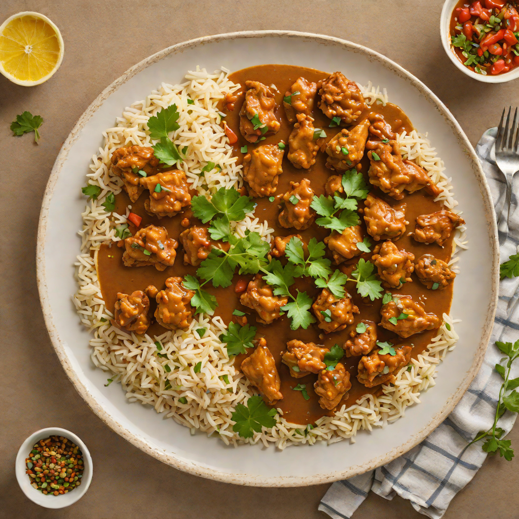 Quick Ethiopian-Inspired Chicken Curry with Garlic and Ginger