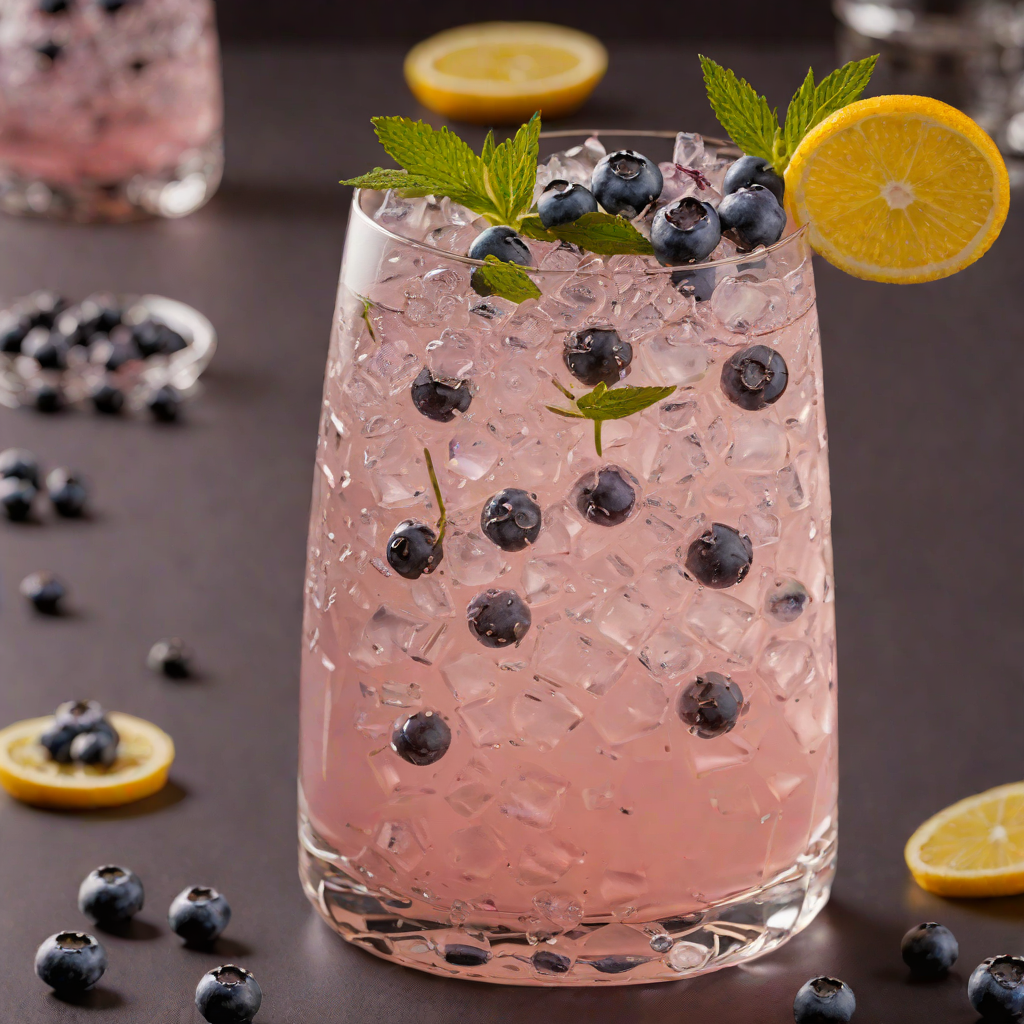 Lavender-Blueberry Collins