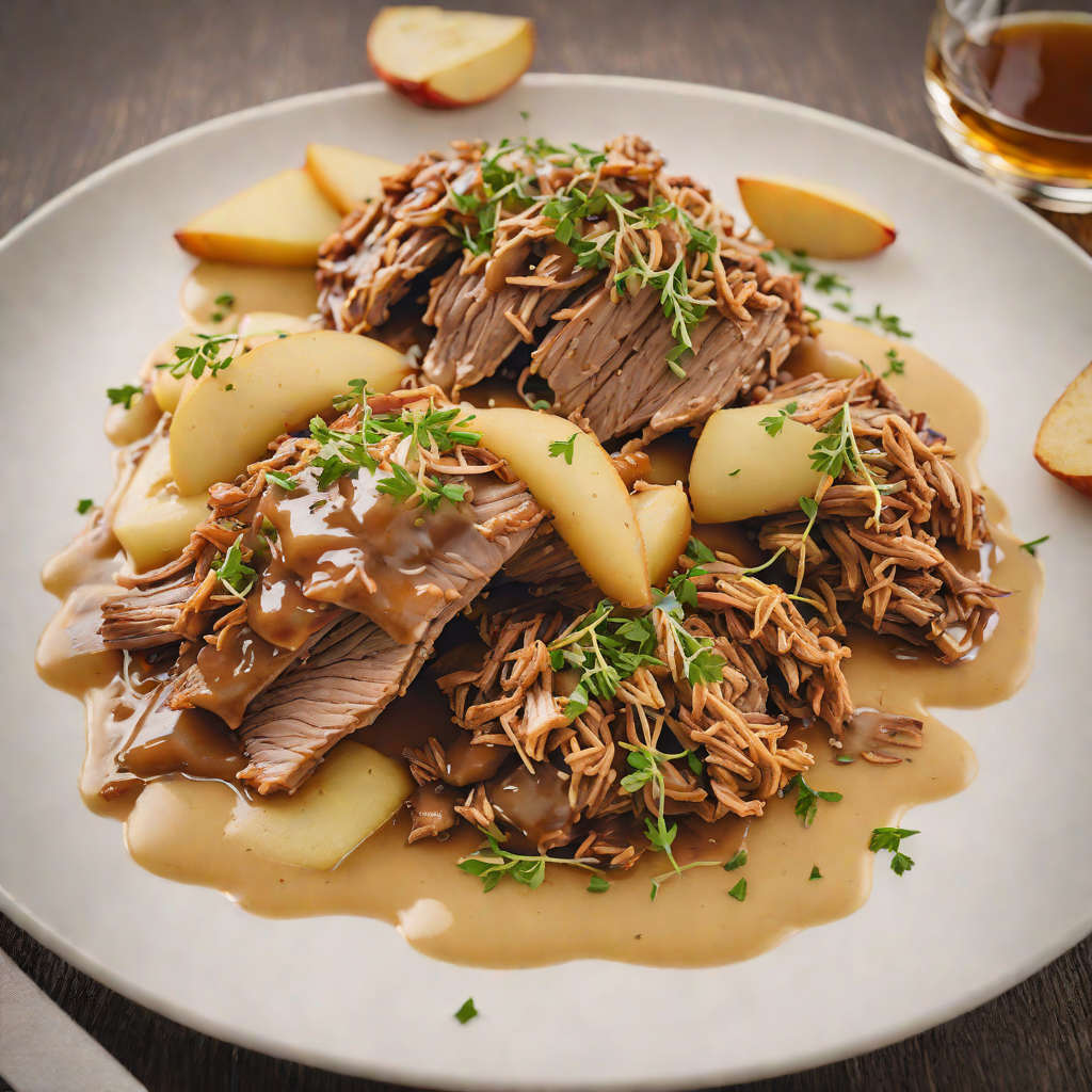 Slow-Smoked Pulled Pork with Apple Cider Mop Sauce