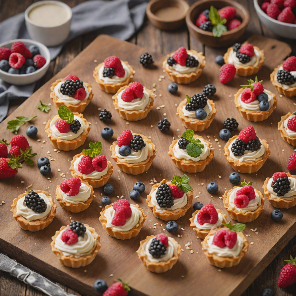 Mini Berry Cream Cheese Danish Bites