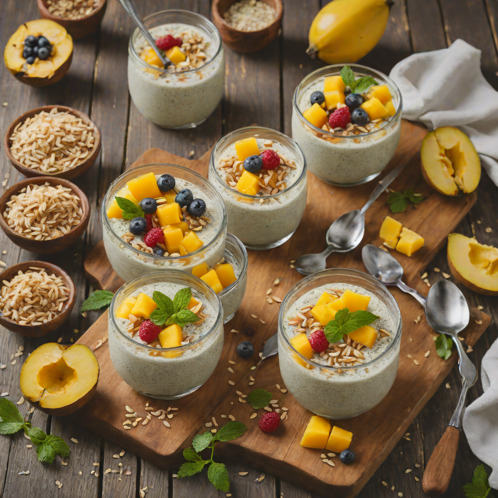 Speedy Coconut Mango Chia Pudding