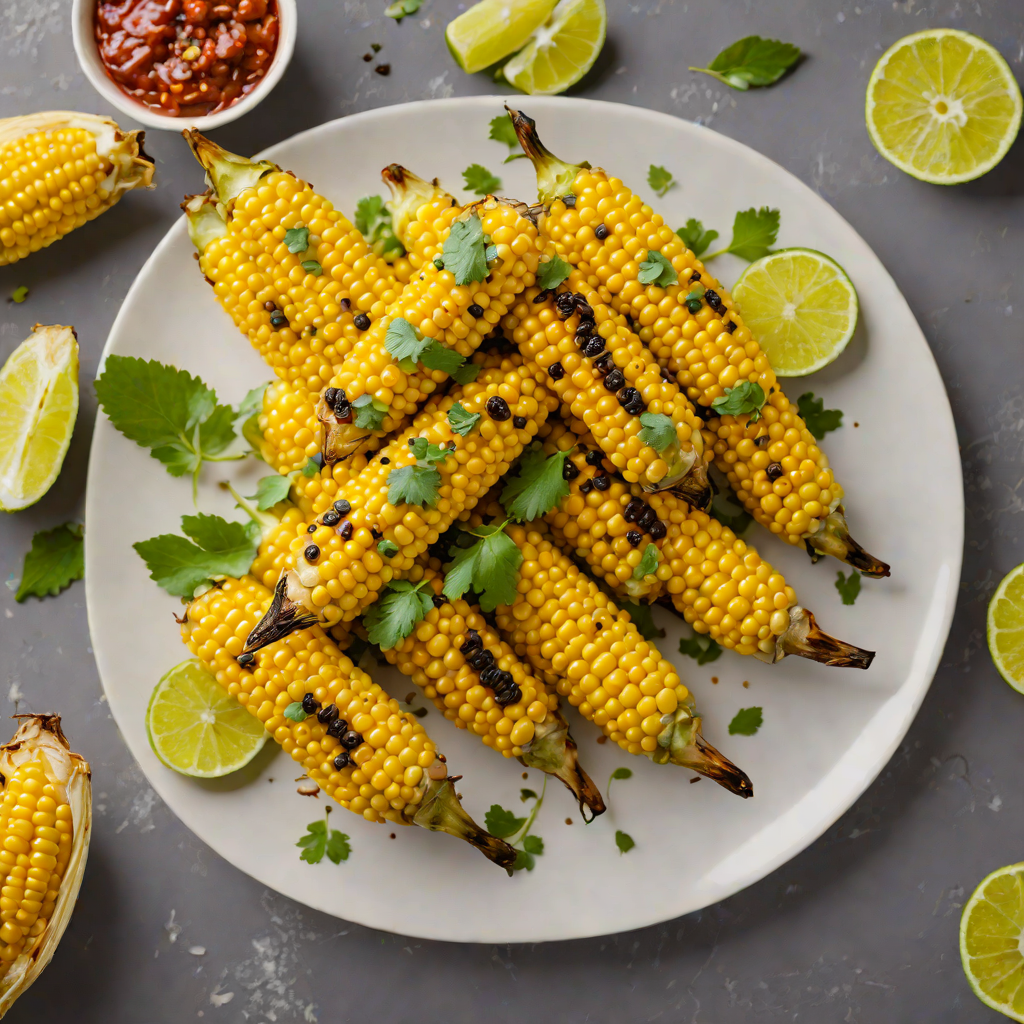 Smoky Charcoal-Grilled Corn with Chili Lime Butter