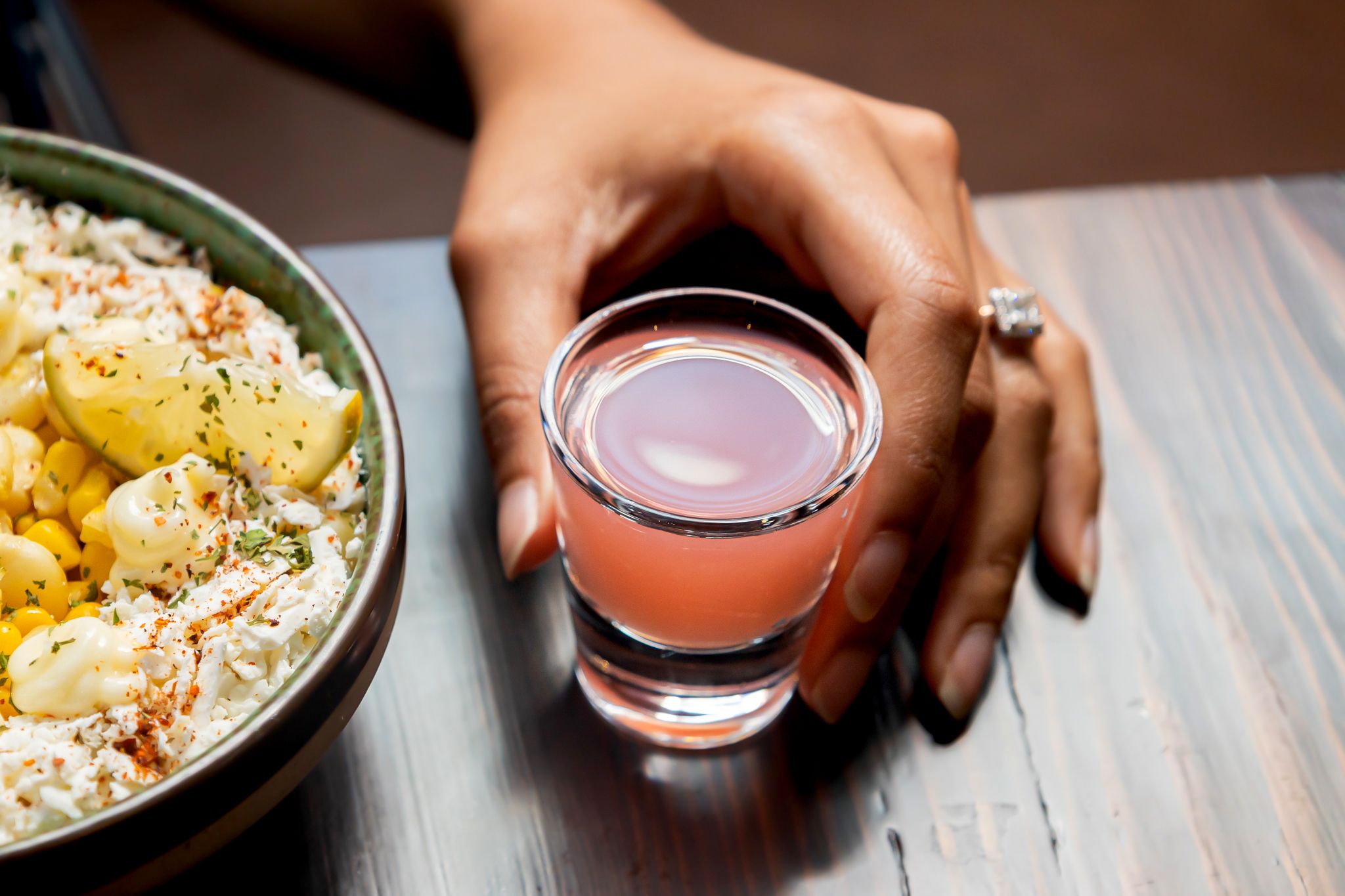 Herbal Mezcalero with Grapefruit