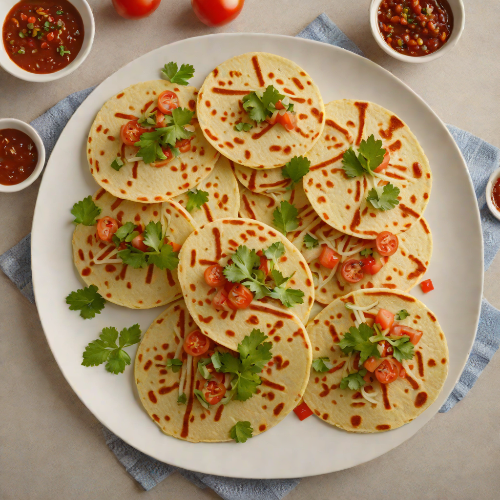 Pan-Fried Pupusas with Curtido and Tomato Salsa