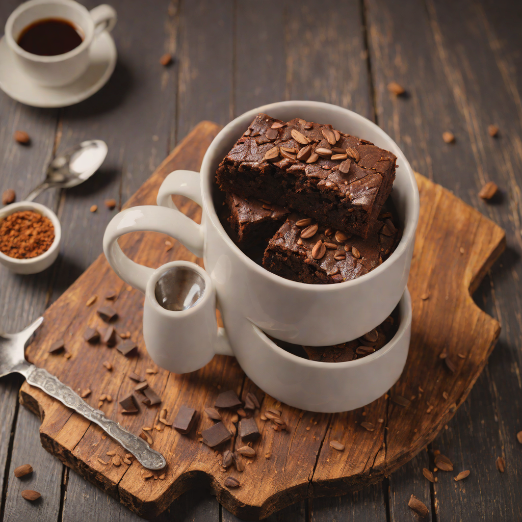 Quick Chocolate Mug Brownie with Espresso