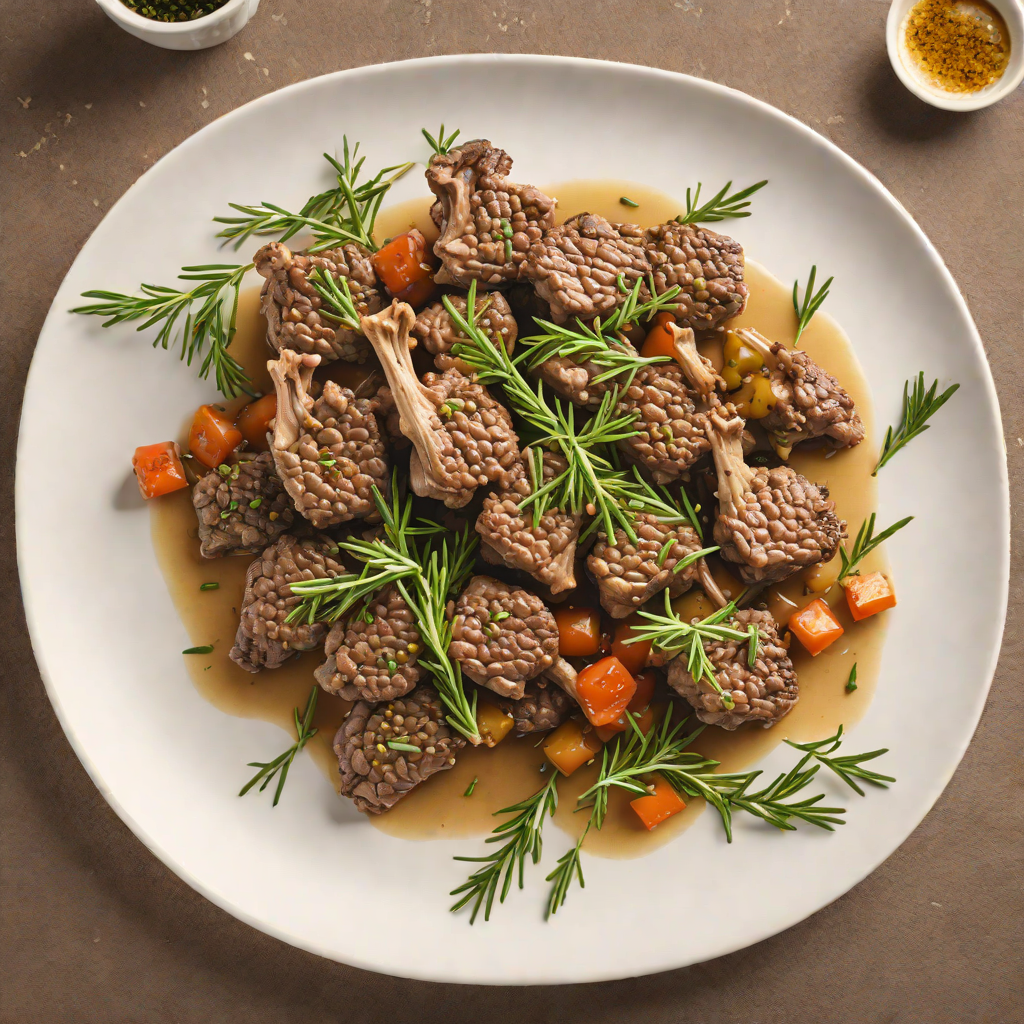 Pan-Sautéed Lamb Tibs with Rosemary and Garlic