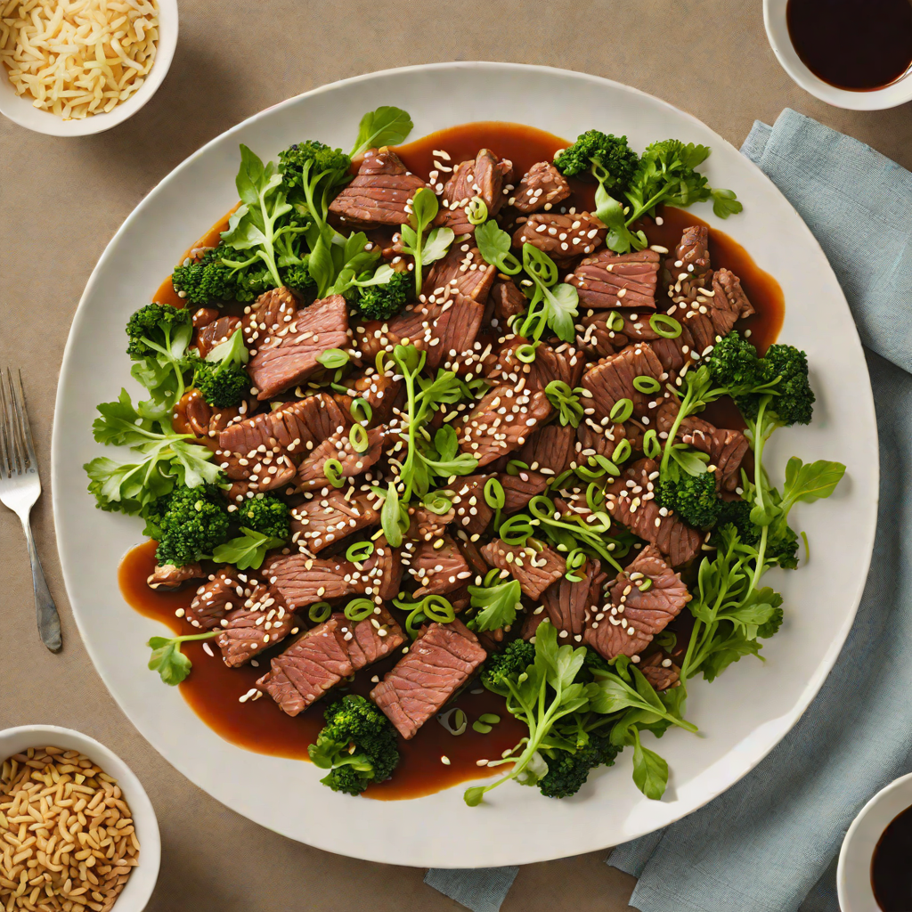 Stir-Fried Korean Beef with Gochujang and Sesame Greens